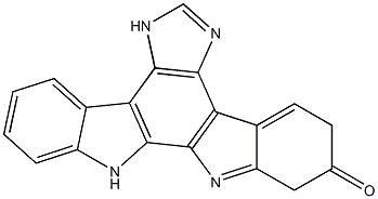 5H-indolo(2,3-a)imidazolo(4,5-c)carbazol-6(7H)-one 구조식 이미지