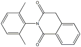 N-(2,6-dimethylphenyl)homophthalimide 구조식 이미지
