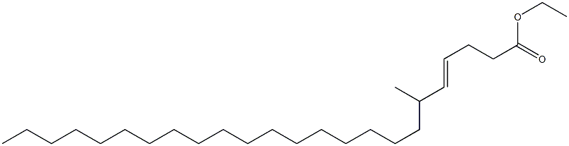 ethyl 6-methyltetracos-4-enoate Structure