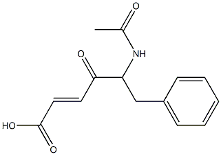 5-acetamido-4-oxo-6-phenylhex-2-enoic acid 구조식 이미지