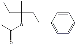 3-PENTANOL,3-METHYL-1-PHENYL-,ACETATE 구조식 이미지