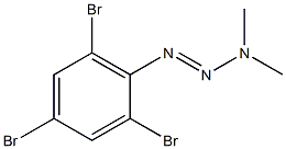 1-(2,4,6-TRIBROMOPHENYL)-3,3-DIMETHYLTRIAZENE Structure