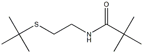 N1-[2-(tert-butylthio)ethyl]-2,2-dimethylpropanamide 구조식 이미지