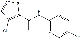 N2-(4-chlorophenyl)-3-chlorothiophene-2-carboxamide Structure