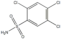 2,4,5-trichlorobenzene-1-sulfonamide Structure