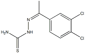 2-[1-(3,4-dichlorophenyl)ethylidene]hydrazine-1-carbothioamide Structure