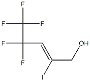 4,4,5,5,5-pentafluoro-2-iodopent-2-en-1-ol 구조식 이미지