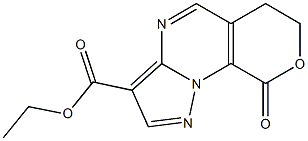 ethyl 9-oxo-6,9-dihydro-7H-pyrano[4,3-e]pyrazolo[1,5-a]pyrimidine-3-carboxylate 구조식 이미지