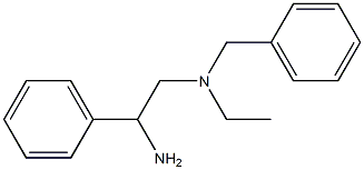 (2-amino-2-phenylethyl)(benzyl)ethylamine Structure