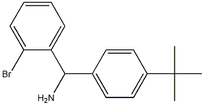 (2-bromophenyl)(4-tert-butylphenyl)methanamine 구조식 이미지