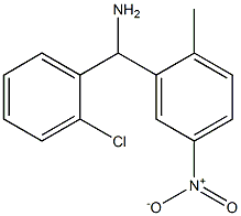 (2-chlorophenyl)(2-methyl-5-nitrophenyl)methanamine Structure