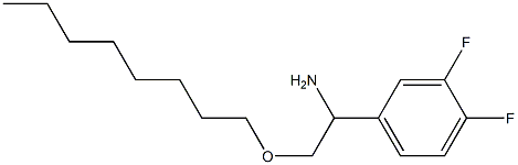 1-(3,4-difluorophenyl)-2-(octyloxy)ethan-1-amine Structure