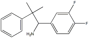 1-(3,4-difluorophenyl)-2-methyl-2-phenylpropan-1-amine 구조식 이미지
