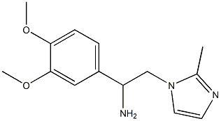 1-(3,4-dimethoxyphenyl)-2-(2-methyl-1H-imidazol-1-yl)ethanamine Structure