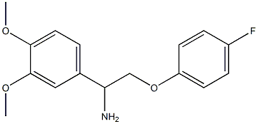 1-(3,4-dimethoxyphenyl)-2-(4-fluorophenoxy)ethanamine 구조식 이미지