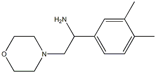 1-(3,4-dimethylphenyl)-2-(morpholin-4-yl)ethan-1-amine Structure