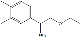 1-(3,4-dimethylphenyl)-2-ethoxyethan-1-amine Structure