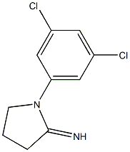 1-(3,5-dichlorophenyl)pyrrolidin-2-imine Structure