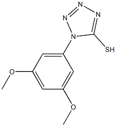 1-(3,5-dimethoxyphenyl)-1H-1,2,3,4-tetrazole-5-thiol Structure