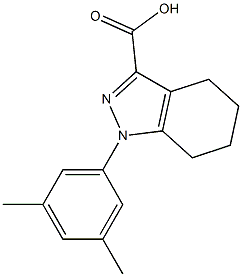1-(3,5-dimethylphenyl)-4,5,6,7-tetrahydro-1H-indazole-3-carboxylic acid 구조식 이미지