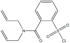 2-[(diallylamino)carbonyl]benzenesulfonyl chloride 구조식 이미지