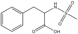 2-[(methylsulfonyl)amino]-3-phenylpropanoic acid Structure