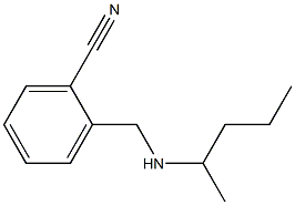 2-[(pentan-2-ylamino)methyl]benzonitrile Structure