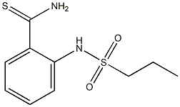 2-[(propylsulfonyl)amino]benzenecarbothioamide Structure