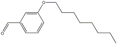 3-(octyloxy)benzaldehyde 구조식 이미지