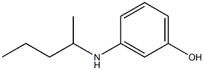 3-(pentan-2-ylamino)phenol 구조식 이미지