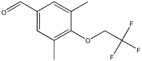 3,5-dimethyl-4-(2,2,2-trifluoroethoxy)benzaldehyde 구조식 이미지