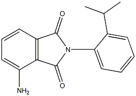 4-amino-2-[2-(propan-2-yl)phenyl]-2,3-dihydro-1H-isoindole-1,3-dione 구조식 이미지