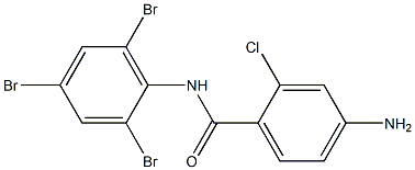 4-amino-2-chloro-N-(2,4,6-tribromophenyl)benzamide Structure