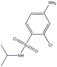 4-amino-2-chloro-N-(propan-2-yl)benzene-1-sulfonamide 구조식 이미지