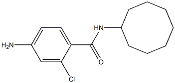 4-amino-2-chloro-N-cyclooctylbenzamide Structure