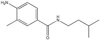 4-amino-3-methyl-N-(3-methylbutyl)benzamide 구조식 이미지