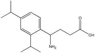 4-amino-4-[2,4-bis(propan-2-yl)phenyl]butanoic acid 구조식 이미지