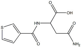 4-amino-4-oxo-2-[(thien-3-ylcarbonyl)amino]butanoic acid 구조식 이미지