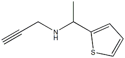 prop-2-yn-1-yl[1-(thiophen-2-yl)ethyl]amine Structure