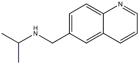 propan-2-yl(quinolin-6-ylmethyl)amine Structure