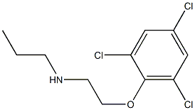 propyl[2-(2,4,6-trichlorophenoxy)ethyl]amine Structure