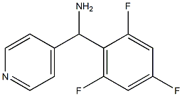 pyridin-4-yl(2,4,6-trifluorophenyl)methanamine 구조식 이미지