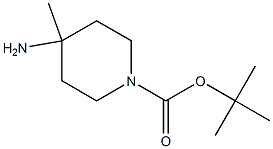 4-AMINO-4-METHYL-PIPERIDINE-1-CARBOXYLIC ACID TERT-BUTYL ESTER 구조식 이미지