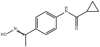 N-{4-[1-(hydroxyimino)ethyl]phenyl}cyclopropanecarboxamide Structure