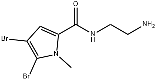 N-(2-aminoethyl)-4,5-dibromo-1-methyl-1H-pyrrole-2-carboxamide Structure