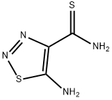 1,2,3-Thiadiazole-4-carbothioamide, 5-amino- Structure