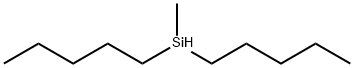 Silane, methyldipentyl- Structure