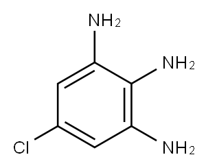 5-chlorobenzene-1,2,3-triamine Structure