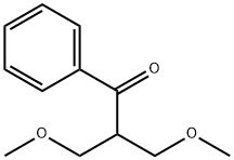 3-Methoxy-2-(methoxymethyl)-1-phenyl-1-propanone Structure