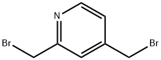 PYRIDINE,2,4-BIS(BROMOMETHYL)- Structure